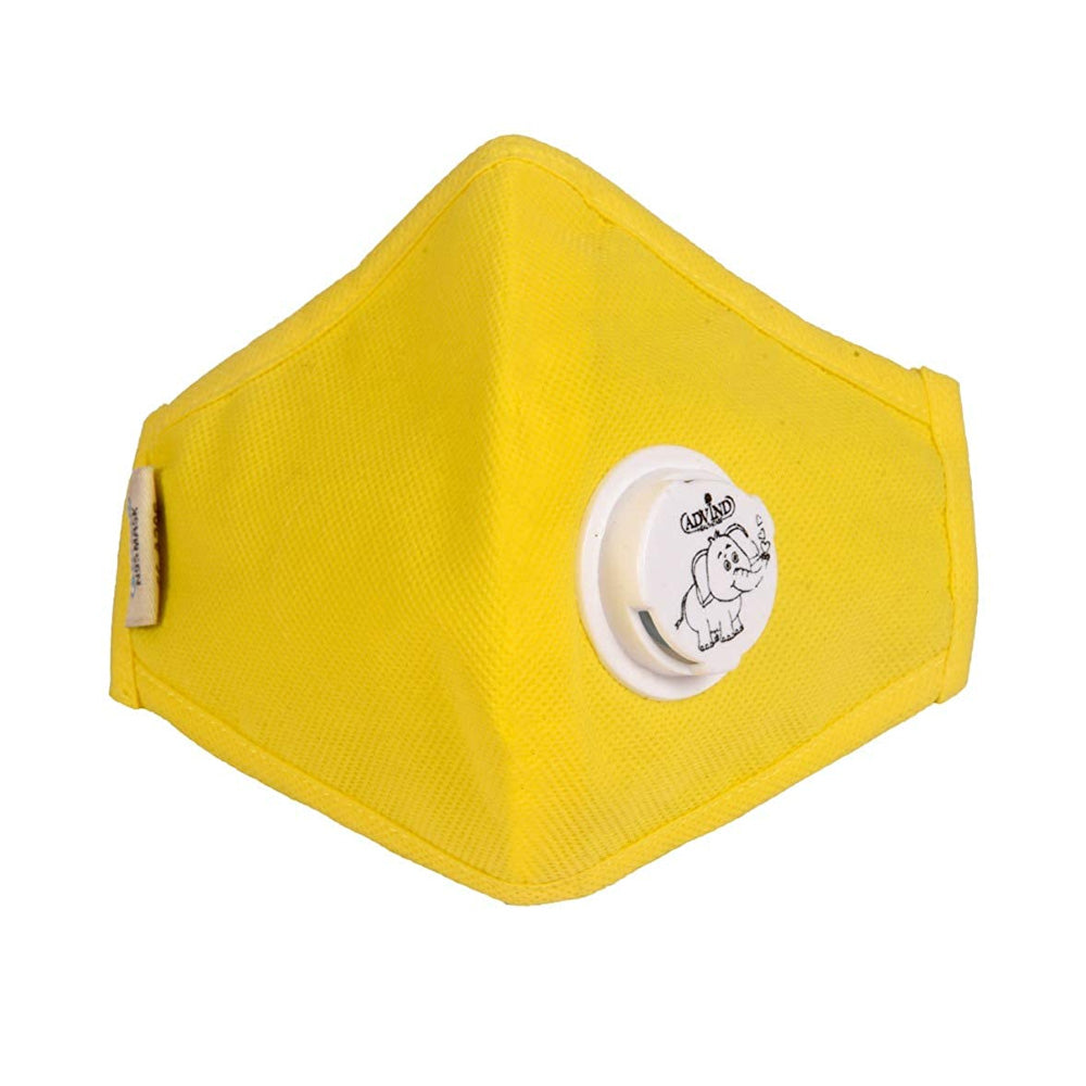 N95 Kids Small One Valve Yellow