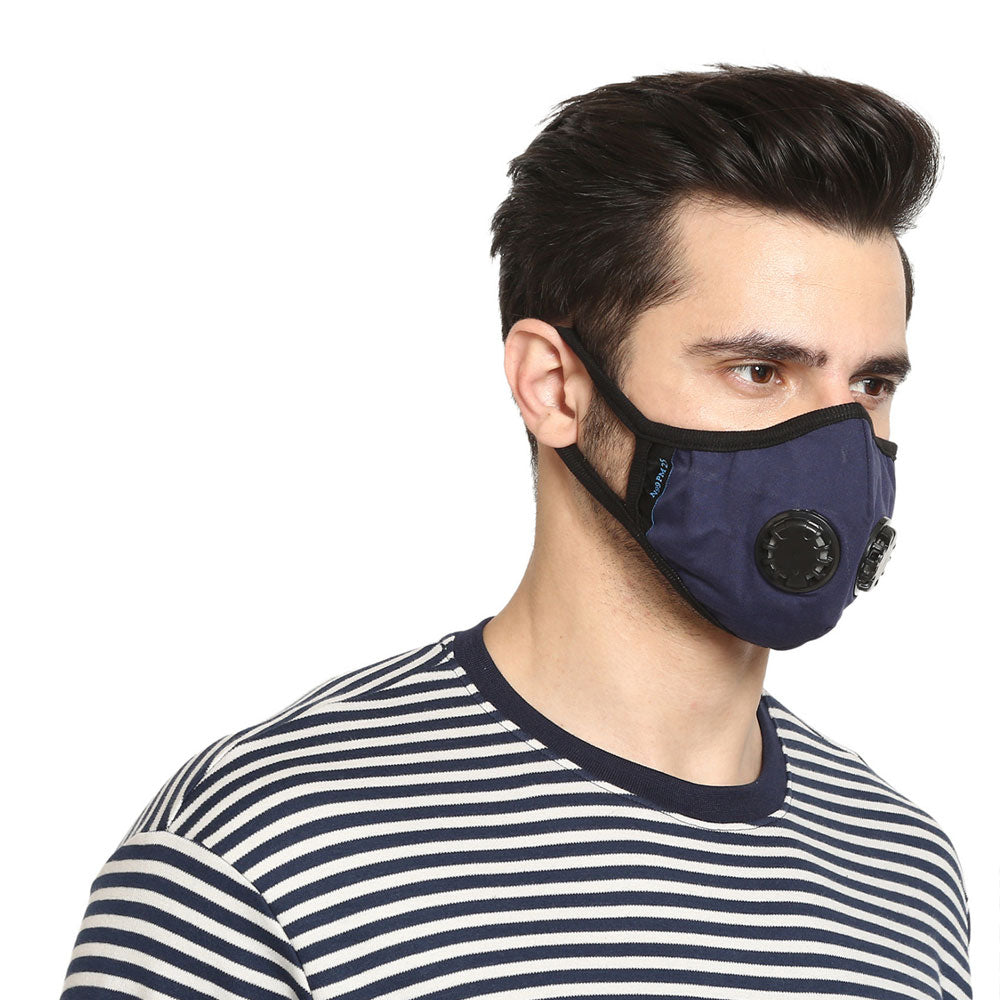 N99 Mask Two Valve Large Blue