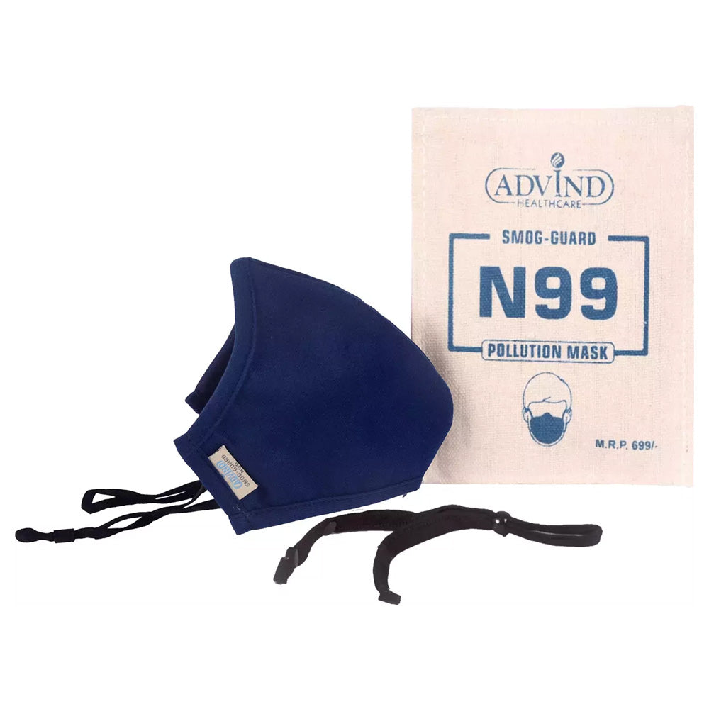 Smog Guard N99 No Valve Medium (Env.) Blue