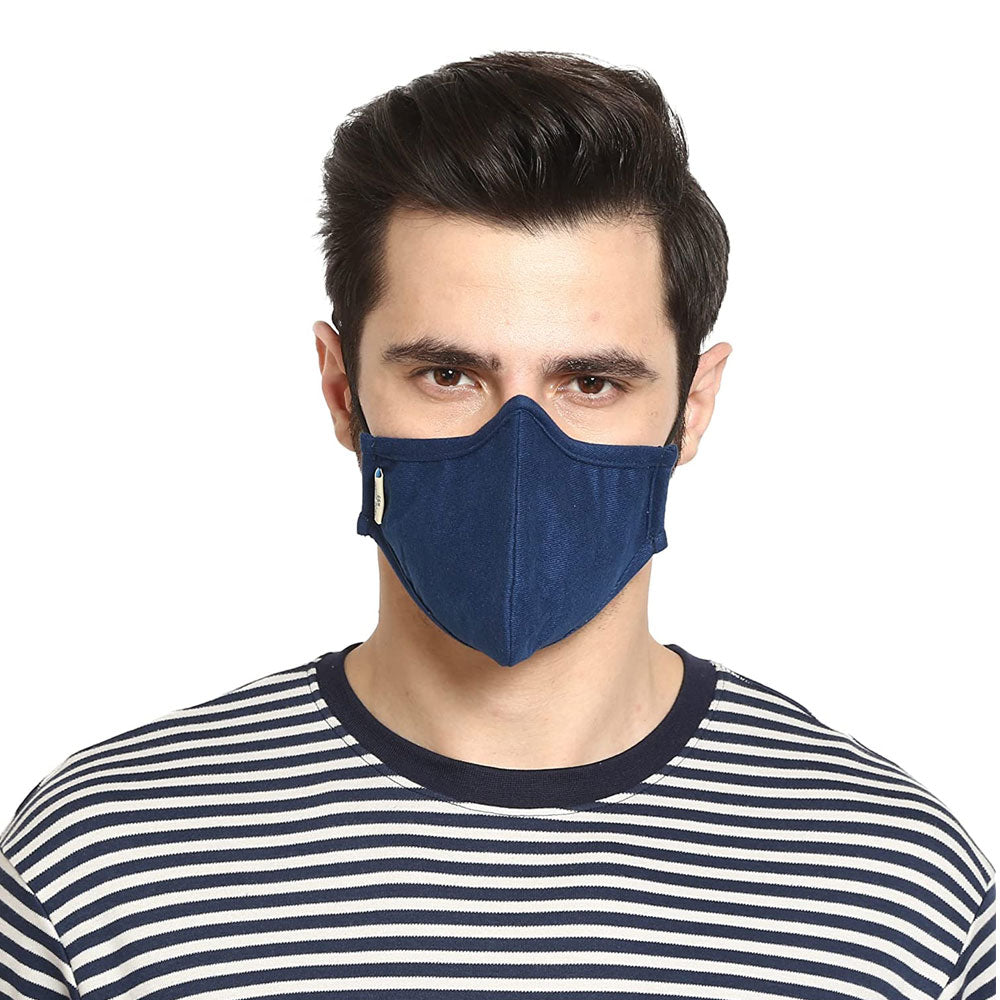 Smog Guard N99 No Valve Large Head Loop - Blue